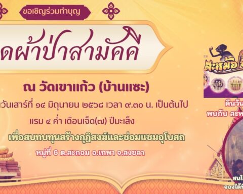 ทอดผ้าป่า
